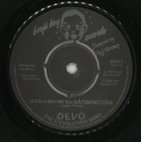 Devo (I Can't Get Me No) Satisfaction 7" vinyl single (7 inch record / 45) UK DVO07IC42852