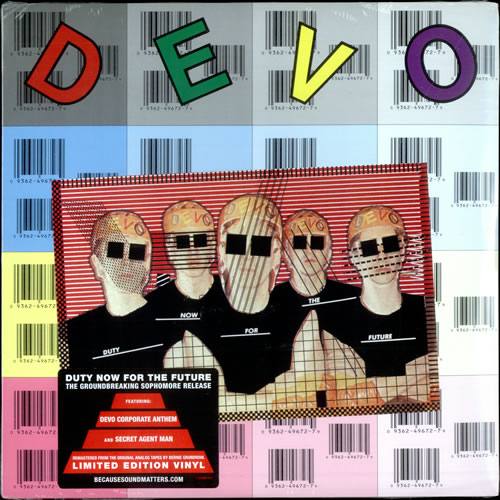 Devo Duty Now For The Future - Sealed vinyl LP album (LP record) US DVOLPDU508562