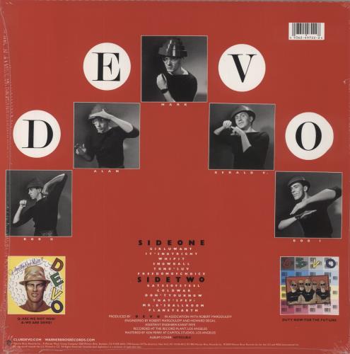 Devo Freedom Of Choice - Red Vinyl vinyl LP album (LP record) US DVOLPFR494229