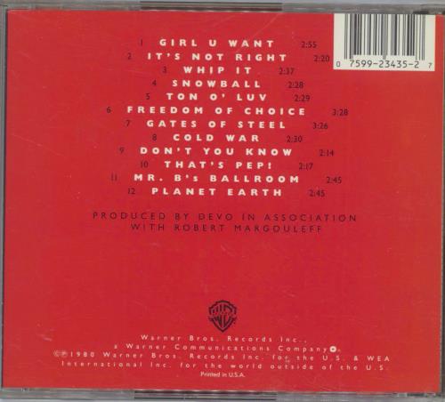 Devo Freedom Of Choice CD album (CDLP) US DVOCDFR496693