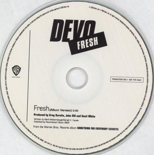 Devo Fresh CD single (CD5 / 5") US DVOC5FR509642