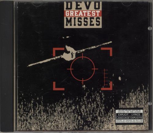 Devo Greatest Misses CD album (CDLP) Canadian DVOCDGR870756