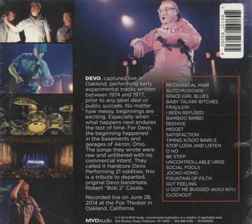 Devo Hardcore Devo Live! CD album (CDLP) US DVOCDHA870817