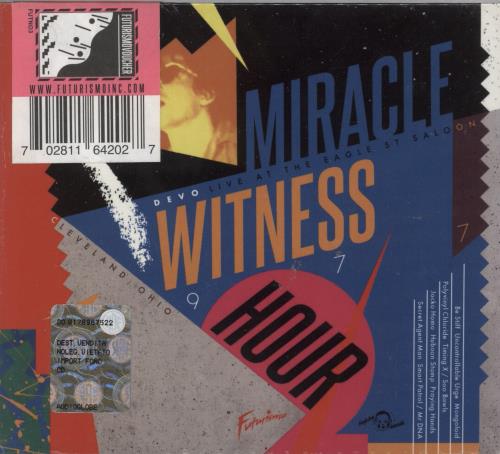 Devo Miracle Witness Hour CD album (CDLP) UK DVOCDMI870774