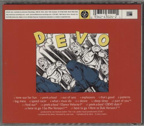 Devo Oh, No! It's Devo CD album (CDLP) US DVOCDOH452535