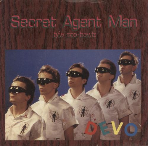 Devo Secret Agent Man 7" vinyl single (7 inch record / 45) UK DVO07SE669304
