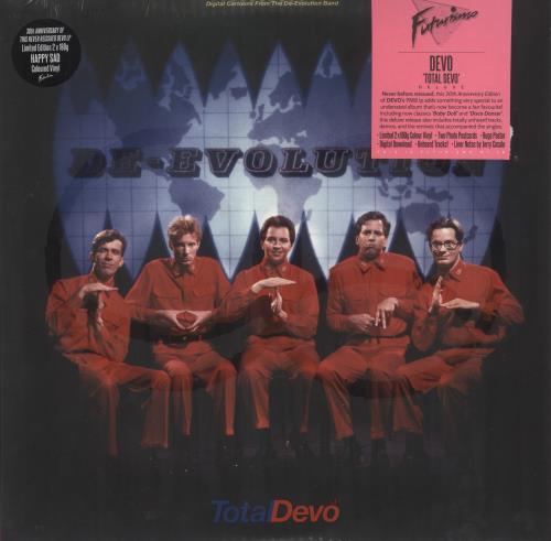 Devo Total Devo - Happy and Sad Vinyl - Sealed 2-LP vinyl record set (Double LP Album) UK DVO2LTO864432