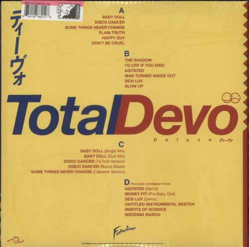 Devo Total Devo - Totally Agitated Vinyl - Sealed 2-LP vinyl record set (Double LP Album) UK DVO2LTO864435