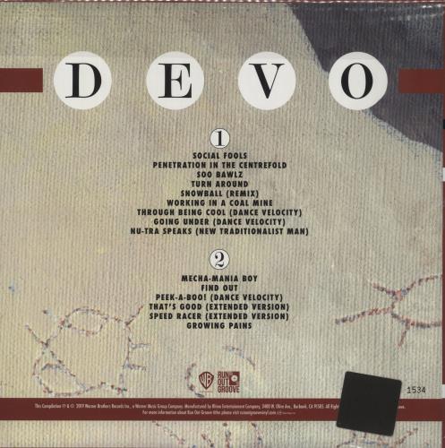 Devo Turn Around: B-Sides & More [1978-1984] - Red with White & Black Marble Vinyl vinyl LP album (LP record) US DVOLPTU859944