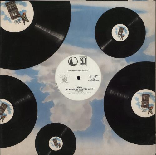 Devo Working In The Coal Mine 12" vinyl single (12 inch record / Maxi-single) US DVO12WO858032