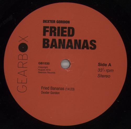 Dexter Gordon Fried Bananas - 180gm Vinyl vinyl LP album (LP record) US DD9LPFR881665