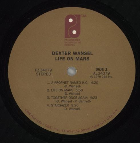 Dexter Wansel Life On Mars vinyl LP album (LP record) UK DXWLPLI884623
