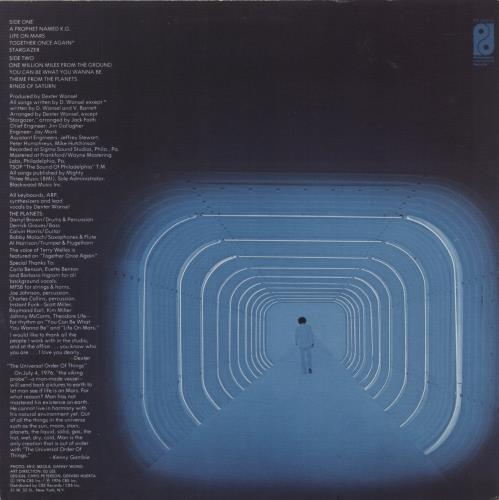 Dexter Wansel Life On Mars vinyl LP album (LP record) UK DXWLPLI884623