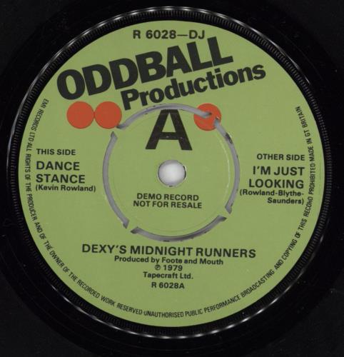 Dexys Midnight Runners Dance Stance 7" vinyl single (7 inch record / 45) UK DEX07DA767168