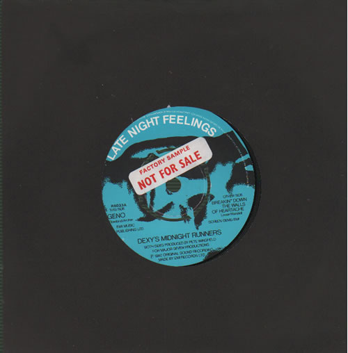 Dexys Midnight Runners Geno - Sample 7" vinyl single (7 inch record / 45) UK DEX07GE635464