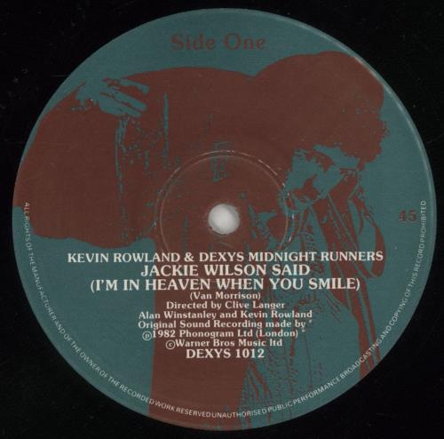 Dexys Midnight Runners Jackie Wilson Said 12" vinyl single (12 inch record / Maxi-single) UK DEX12JA34239