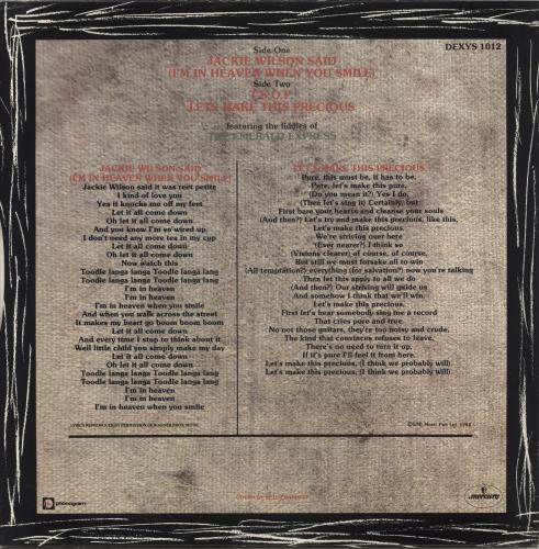 Dexys Midnight Runners Jackie Wilson Said 12" vinyl single (12 inch record / Maxi-single) UK DEX12JA34239