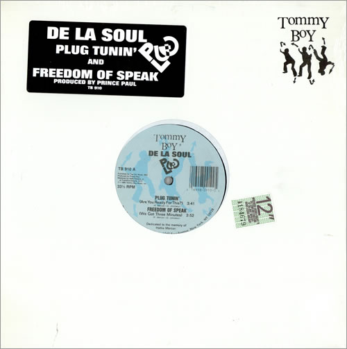 De La Soul Plug Tunin' & Freedom Of Speak US 12" vinyl single (12 inch