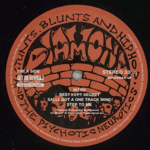 Diamond D Stunts, Blunts, & Hip Hop 2-LP vinyl record set (Double LP Album) US Q7K2LST860265