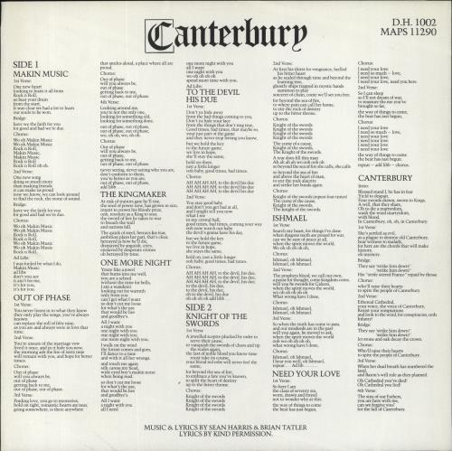 Diamond Head Canterbury vinyl LP album (LP record) UK DIHLPCA115489