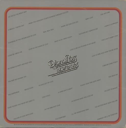 Diana Ross & The Supremes Anthology - EX 2-LP vinyl record set (Double LP Album) US D/S2LAN755507