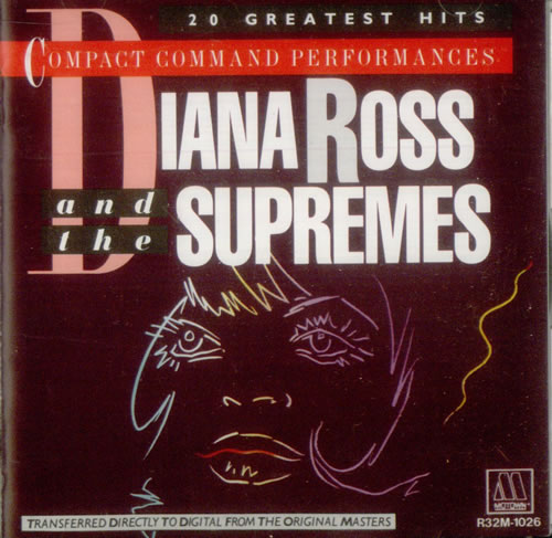 Diana Ross & The Supremes Compact Command Performances CD album (CDLP) Japanese D/SCDCO545100