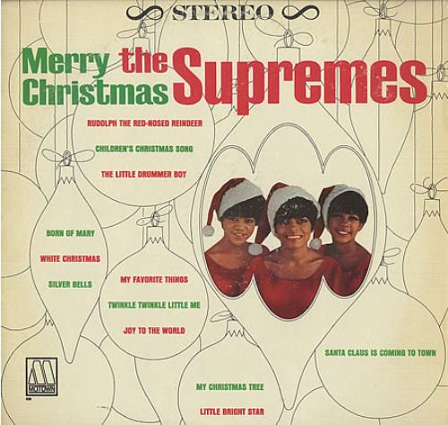 Diana Ross & The Supremes Merry Christmas vinyl LP album (LP record) US D/SLPME403083