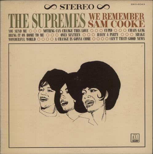 Diana Ross & The Supremes We Remember Sam Cooke vinyl LP album (LP record) Japanese D/SLPWE873583