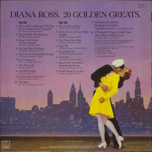 Diana Ross 20 Golden Greats vinyl LP album (LP record) UK DIALPGO816673