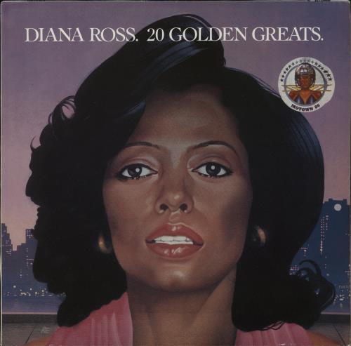 Diana Ross 20 Golden Greats vinyl LP album (LP record) German DIALPGO867486