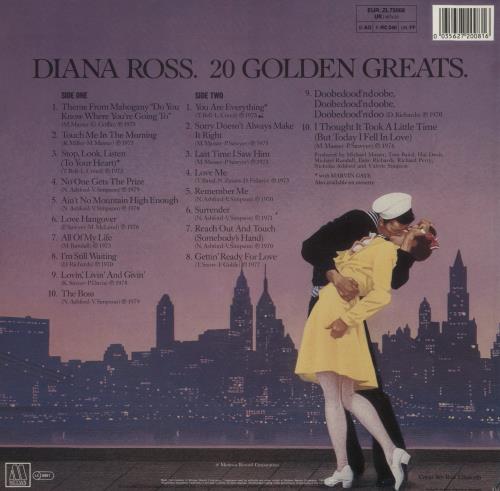 Diana Ross 20 Golden Greats vinyl LP album (LP record) German DIALPGO867486