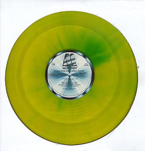 Diana Ross Amor Infinito - Yellow Vinyl 12" vinyl single (12 inch record / Maxi-single) Mexican DIA12AM178568