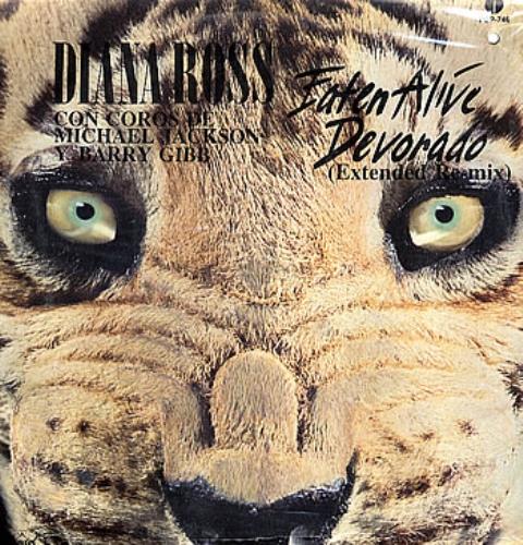 Diana Ross Devorado - Eaten Alive 12" vinyl single (12 inch record / Maxi-single) Mexican DIA12DE292632