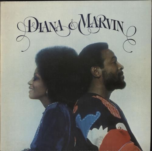 Diana Ross Diana & Marvin vinyl LP album (LP record) Greek DIALPDI736906