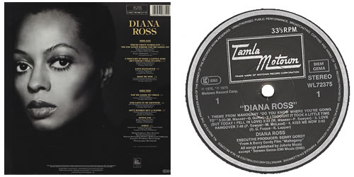 Diana Ross Diana Ross vinyl LP album (LP record) German DIALPDI245151