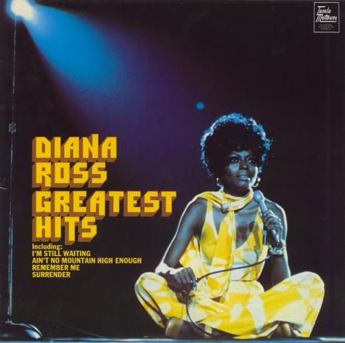 Diana Ross Greatest Hits vinyl LP album (LP record) UK DIALPGR816672