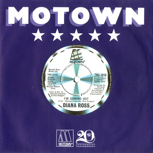 Diana Ross I'm Coming Out 7" vinyl single (7 inch record / 45) UK DIA07IM409098