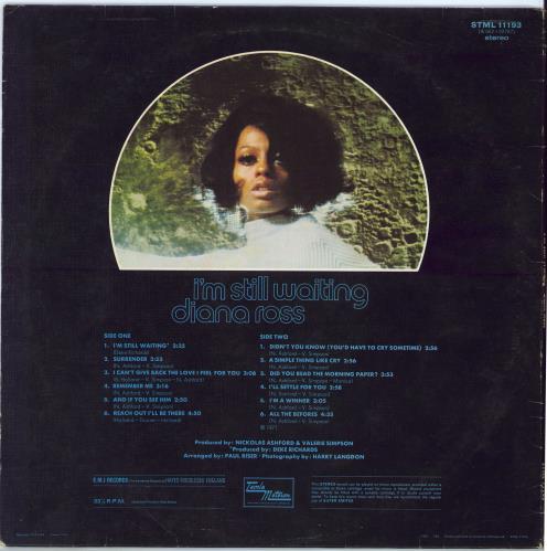 Diana Ross I'm Still Waiting vinyl LP album (LP record) UK DIALPIM778853