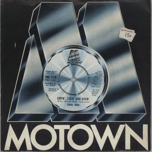 Diana Ross Lovin', Livin' And Givin' 7" vinyl single (7 inch record / 45) UK DIA07LO459322