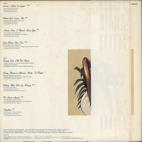 Diana Ross Ross vinyl LP album (LP record) Japanese DIALPRO309821