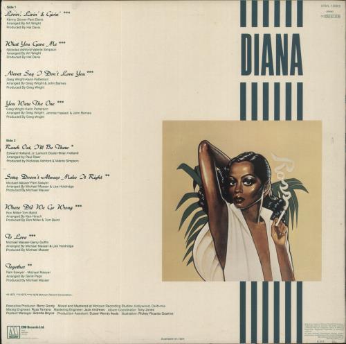 Diana Ross Ross vinyl LP album (LP record) UK DIALPRO551240