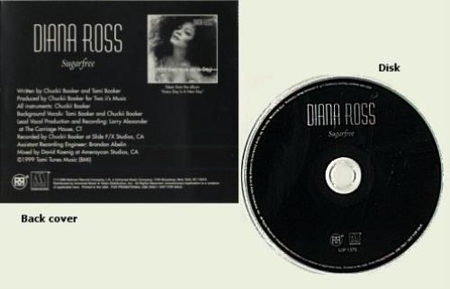 Diana Ross Sugarfree CD single (CD5 / 5") US DIAC5SU143295