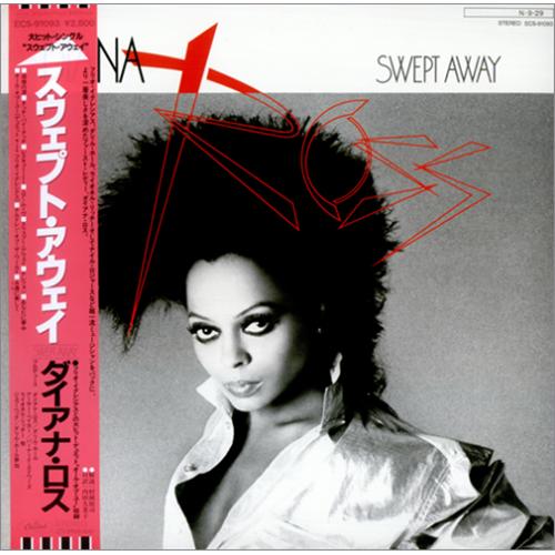 Diana Ross Swept Away vinyl LP album (LP record) Japanese DIALPSW192543