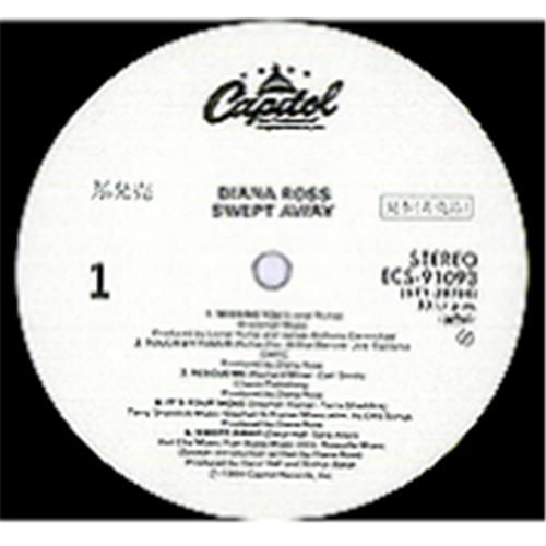 Diana Ross Swept Away vinyl LP album (LP record) Japanese DIALPSW192543