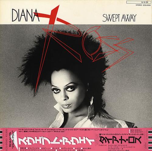 Diana Ross Swept Away vinyl LP album (LP record) Japanese DIALPSW369459