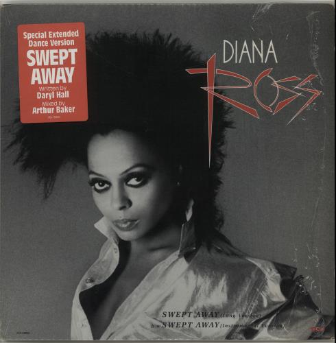 Diana Ross Swept Away 12" vinyl single (12 inch record / Maxi-single) US DIA12SW38027
