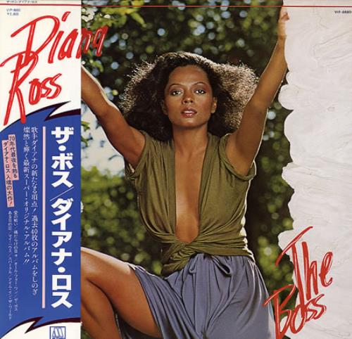 Diana Ross The Boss vinyl LP album (LP record) Japanese DIALPTH235034