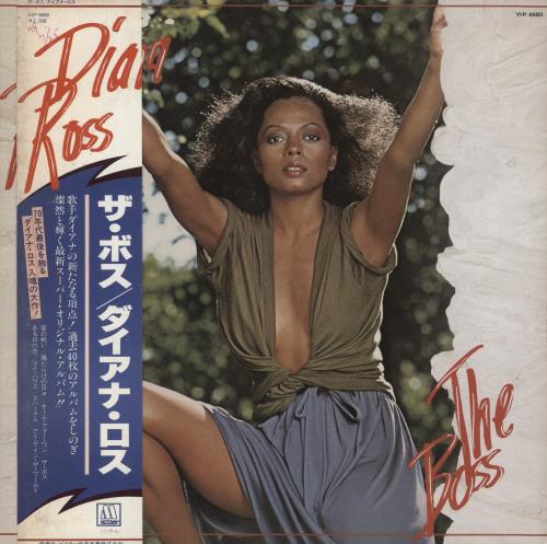 Diana Ross The Boss vinyl LP album (LP record) Japanese DIALPTH873347