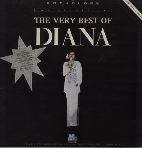 Diana Ross The Very Best of Diana Ross - Stickered sleeve 2-LP vinyl record set (Double LP Album) UK DIA2LTH750022