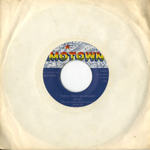 Diana Ross Theme From Mahogany 7" vinyl single (7 inch record / 45) Costa Rican DIA07TH559726
